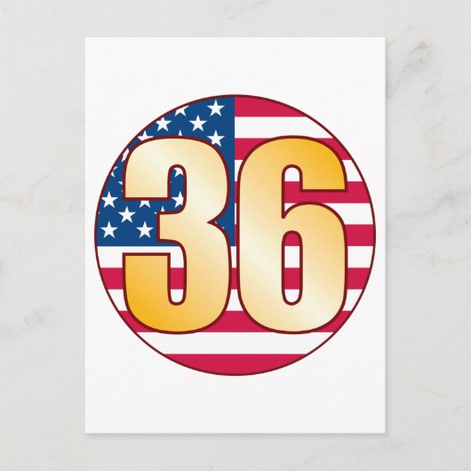 Carte Postale 36 USA Gold (Devant)