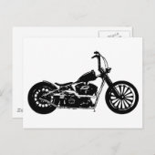 Carte Postale 374 Chopper Bike (Devant / Derrière)