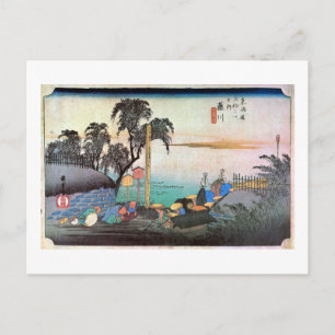 CARTE POSTALE 38. 藤 川 宿, 広