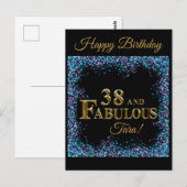 Carte Postale 38e anniversaire  (Devant / Derrière)