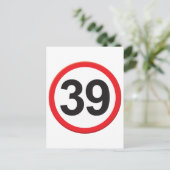 Carte Postale 39 ans (Debout devant)