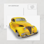 CARTE POSTALE 39 CHEVY (Devant / Derrière)