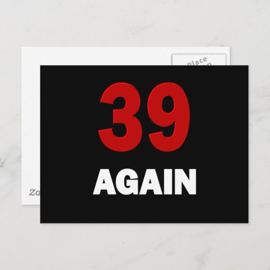 Carte Postale 39 Encore (Devant / Derrière)