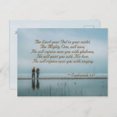 Carte Postale 3:17 Rejoice over you with sinah. (Devant / Derrière)