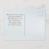 Carte Postale 3:17 Rejoice over you with sinah. (Dos)