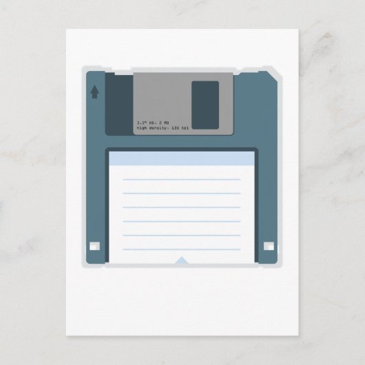 Carte postale 3.5 Disquette (devant la disquette) (Devant)