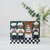 Carte Postale 3 Bakers Doxie (Debout devant)