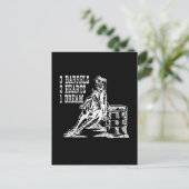 Carte Postale 3 Barils 2 Coeurs 1 Dream Barrel Racing (Debout devant)