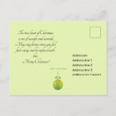 Carte Postale 3 boules de chickleballs modernes, texte personnal (Dos)