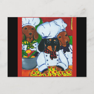 Carte Postale 3 Chef Doxies