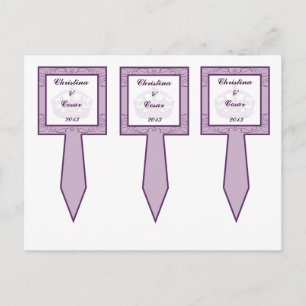 Carte Postale 3 Coupe Cake Pictures Royal Purple Crown/Swirls la
