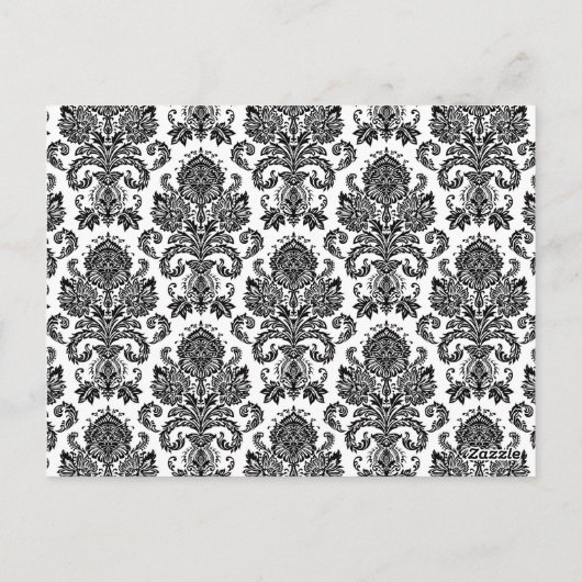 Carte Postale 3 Coupe Gâteau Pictures Black Blanc Damas Lace Imp (Dos)