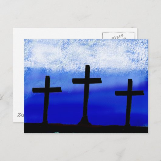 Carte Postale 3 Croix (Devant / Derrière)