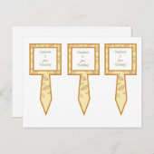 Carte Postale 3 cueillettes de gâteau Coupe Feuilles d'automne (Devant / Derrière)