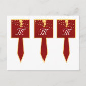 Carte Postale 3 cueillettes de gâteaux de coupe Lanternes en pap (Devant)