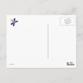 Carte postale 3-D Dragonfly Art (Dos)