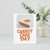 Carte Postale 3 février - Journée du gâteau aux carottes - Jour (Debout devant)