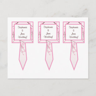 Carte Postale 3 Gâteaux De Coupe Cuisson Fleur de Cerise Rose