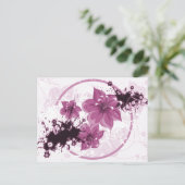 Carte Postale 3 Jolies Fleurs - Rose (Debout devant)