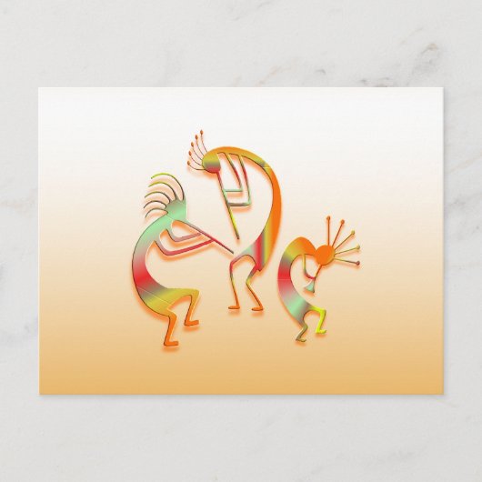 Carte Postale 3 Kokopelli (Devant)