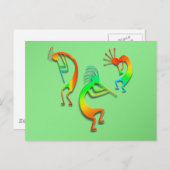 Carte Postale 3 Kokopelli #110 (Devant / Derrière)