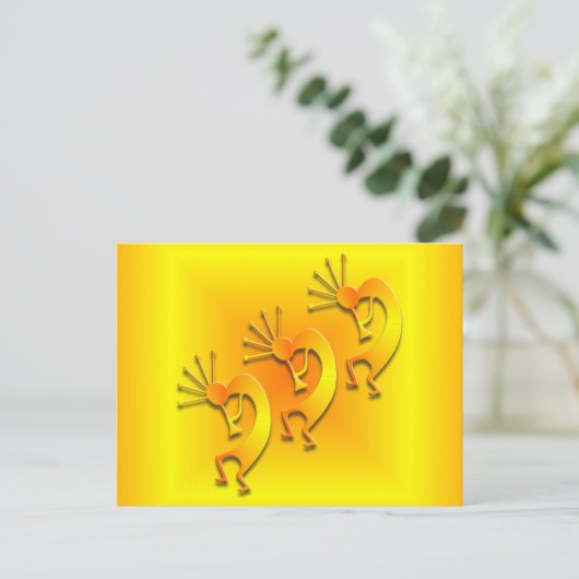 Carte Postale 3 Kokopelli #89 (Debout devant)