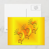 Carte Postale 3 Kokopelli #89 (Devant / Derrière)
