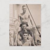 Carte Postale 3 marins (Devant)