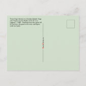 Carte Postale 3 martyrs vierges dans un jardin (détail; M 070) (Dos)