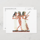 Carte Postale 3 musiciens (Devant / Derrière)