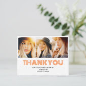 Carte Postale 3 Photo Collage Merci de graduation (Debout devant)