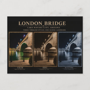 Carte postale 3 photos de London Bridge