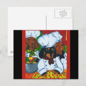 Carte Postale 3 produits Chef Doxies (Devant / Derrière)