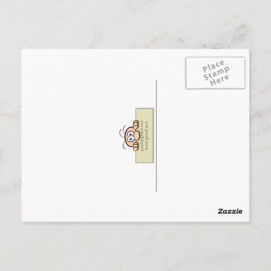 Carte Postale 3 rangées de canards en caoutchouc (Dos)