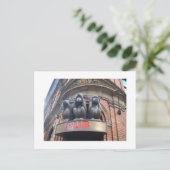 Carte Postale 3 singes sages (Debout devant)