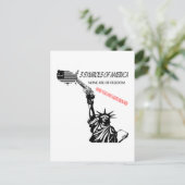 Carte Postale 3 symboles blancs (Debout devant)