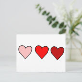 Carte Postale 3coeurs (Debout devant)