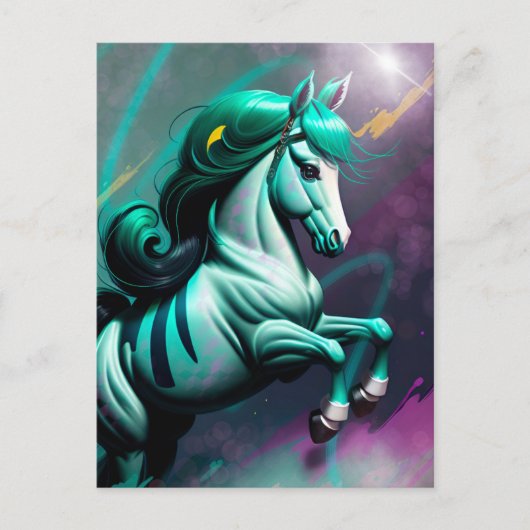 Carte Postale 3D Spirit Pony 24 (Devant)