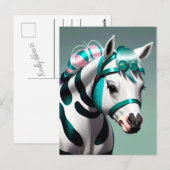 Carte Postale 3D Spirit Pony 7 (Devant / Derrière)