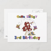 Carte Postale 3ème Bogue T-shirts et cadeaux d'anniversaire (Devant / Derrière)