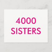 Carte postale 4000 Soeurs (Devant)