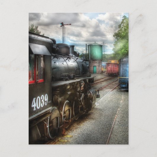 Carte Postale 4039 - Dans la gare (Devant)