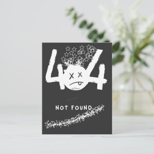 CARTE POSTALE 404 NO CONECTION (Debout devant)