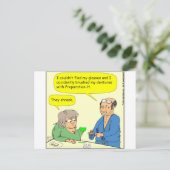 Carte Postale 408 dentures crème hémorroïde Carton (Debout devant)