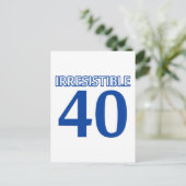 Carte Postale 40 ans (Debout devant)