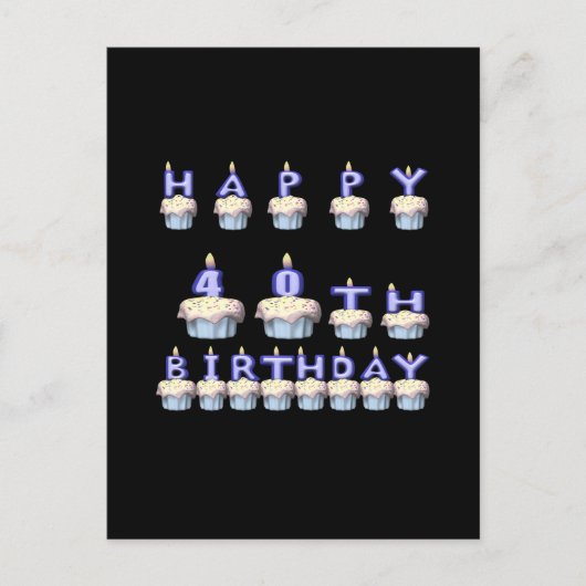 Carte Postale 40 Ans (Devant)