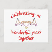 Carte Postale 40 ans de fête (Devant)