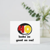 Carte Postale 40 Semblables T-shirts et cadeaux sur moi (Debout devant)