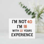 Carte Postale 40e anniversaire (Debout devant)