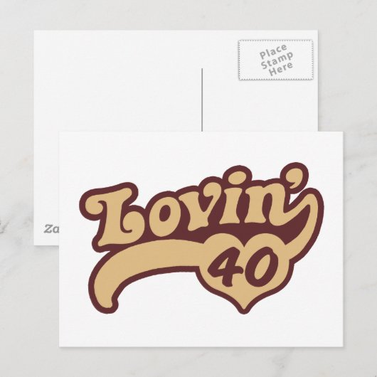 Carte Postale 40e anniversaire (Devant / Derrière)